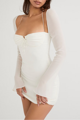 apricot crystal satin lace cutout midi dress