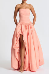 Jillian Maxi Dress - Peach