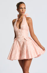 Jocelyn Mini Dress - Soft Peach
