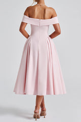 Miranda Midi Dress - Blush