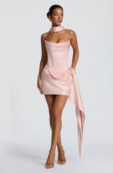 leona Mini Dress - Blush