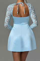 Sadie Mini Dress - Blue