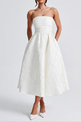 Saoirse Midi Dress - Ivory