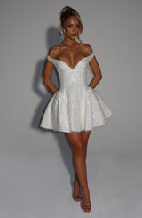 claire Mini Dress - Ivory