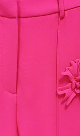 STEREO FLOWER MID-RISE JEANS IN PINK styleofcb