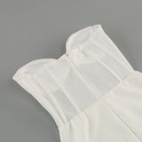 STRAPLESS GAUZE MAXI DRESS IN WHITE Dresses styleofcb