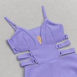 BANDAGE STRAPPY WAIST-TIGHTENING MIDI DRESS styleofcb