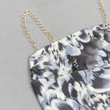 PLUS SIZE ALLOVER PRINT CAMI MIDI DRESS DRESS sis label