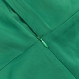 SATIN STRAP JUMPSUIT IN GREEN styleofcb