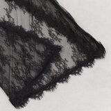 MESH CORSET HALTER MAXI DRESS IN BLACK styleofcb