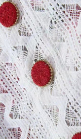 FLOWER EMBROIDERY THREADWORK MINI DRESS DRESS sis label