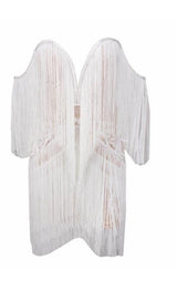 TASSEL MINI DRESS IN PINK Dresses styleofcb XS WHITE