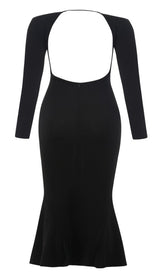 PLUS SIZE LONG SLEEVES MIDI DRESS Dresses styleofcb