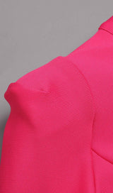 ONE SHOULDER MIDI DRESS IN PINK styleofcb