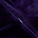 VELVET PERSPECTIVE TULLE STITCHING BAG HIP DRESS IN PURPLE styleofcb