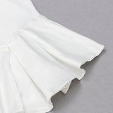 SPLICING LONG SLEEVES MIDI DRESS styleofcb