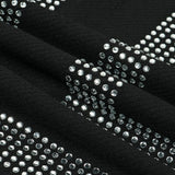 BANDAGE DIAMOND MINI DRESS IN BLACK Dresses styleofcb