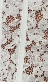 MILA IVORY LACE UNDERWIRED CORSET TOP Tops styleofcb