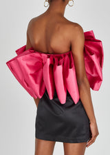 SEXY BOWKNOT STRAPLESS MINI DRESS styleofcb