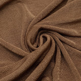 CARAMEL TURTLENECK WAIST HOLLOW PLEATED DRESS styleofcb