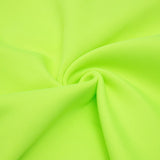 FLUORESCENT GREEN WAIST CUT-OUT SLIM-FIT DRESS styleofcb