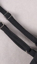 STRAP BODYCON MIDI DRESS IN BLACK Dresses styleofcb