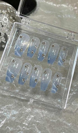 DIAMANTE HANDMADE PRESS ON NAILS Press On Nails Oh CICI