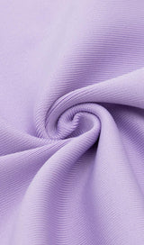 LONG SLEEVES CUT OUT MIDI DRESS IN PURPLE Dresses styleofcb