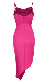 BANDAGE BACKLESS MIDI DRESS IN PINK Dresses styleofcb