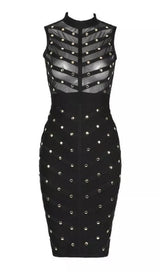 BANDAGE BODYCON MESH MINI DRESS Dresses styleofcb