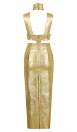 FRENCH CHAMPAGNE GOLD DRESS styleofcb