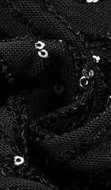 HALTER SEQUIN MAXI DRESS IN BLACK Dresses styleofcb