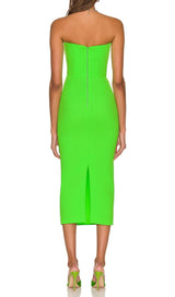CUT OUT STRAPLESS MIDI DRESS Dresses styleofcb