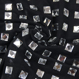 CRYSTAL CROP TOP IN BLACK styleofcb