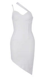 SHOULDER STRAPS MINI DRESS IN BLACK Dresses styleofcb XS WHITE