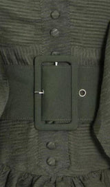 PLUNGED DRAPED MINI DRESS Dresses styleofcb