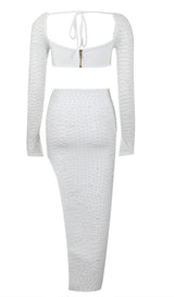 PEARL LONE SLEEVE TWO PIECE DRESS Dresses styleofcb