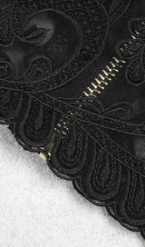 TWO-PIECE LACE BANDAGE MINI DRESS IN BLACK Dresses styleofcb