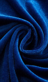 IRISA TEAL BLUE DRAPING OFF SHOULDER CORSET DRESS Dresses styleofcb