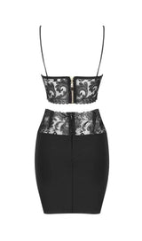 BLACK LACE STRAPPY TWO PIECES Suits styleofcb