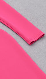 PHOSPHOR V-NECK WAIST CUT OUT MIDI DRESS styleofcb