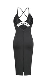 BANDAGE CUT OUT MIDI DRESS IN BLACK Dresses styleofcb