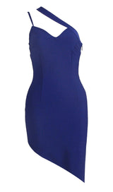 SHOULDER STRAPS MINI DRESS IN BLACK Dresses styleofcb XS BLUE