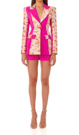 JACQUARD SUIT IN PINK Dresses styleofcb