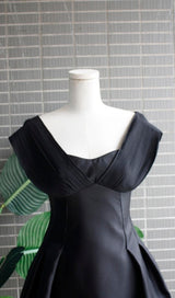 V NECK SLINKY MIDI DRESS styleofcb