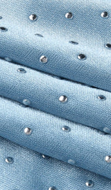 STRAP BODYCON MINI DRESS IN BLUE Dresses styleofcb