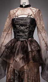 BUTTERFLY LACE LONG SLEEVE TOP sis label