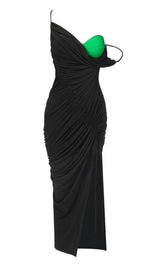 SPLIT MAXI DRESS IN BLACK Dresses styleofcb