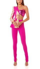 ONE SHOULDER TWO PIECE SET styleofcb