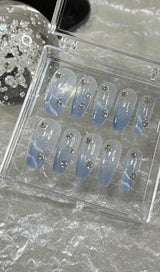 DIAMANTE HANDMADE PRESS ON NAILS Press On Nails Oh CICI